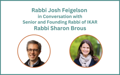 A Conversation with Rabbi Sharon Brous